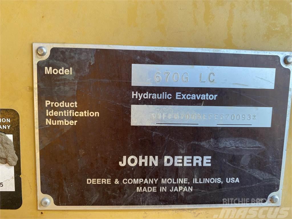 John Deere 670G LC Bandgrävare