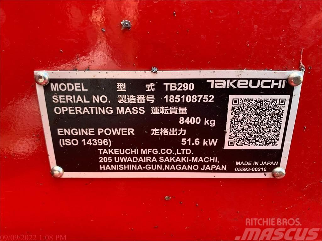 Takeuchi TB290 Bandgrävare