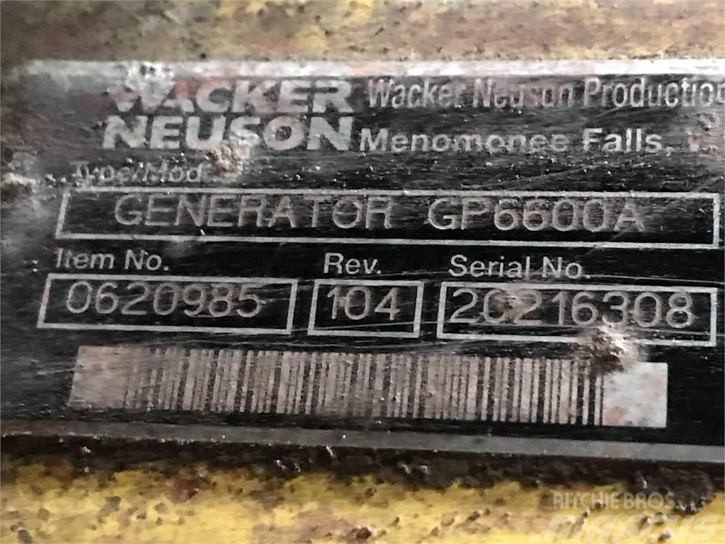 Wacker Neuson GP6600A Övriga generatorer