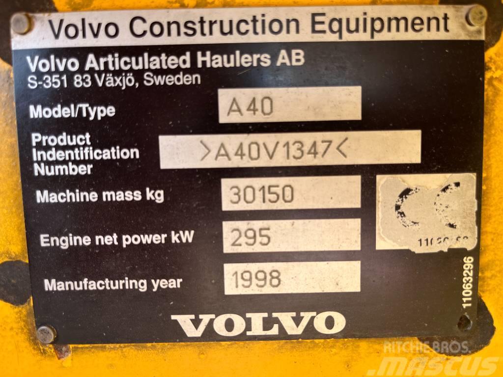 Volvo A 40 Midjestyrd dumper
