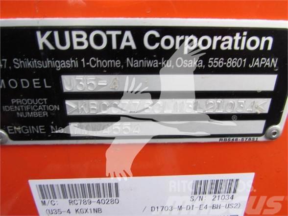 Kubota U35-4 Minigrävare < 7t