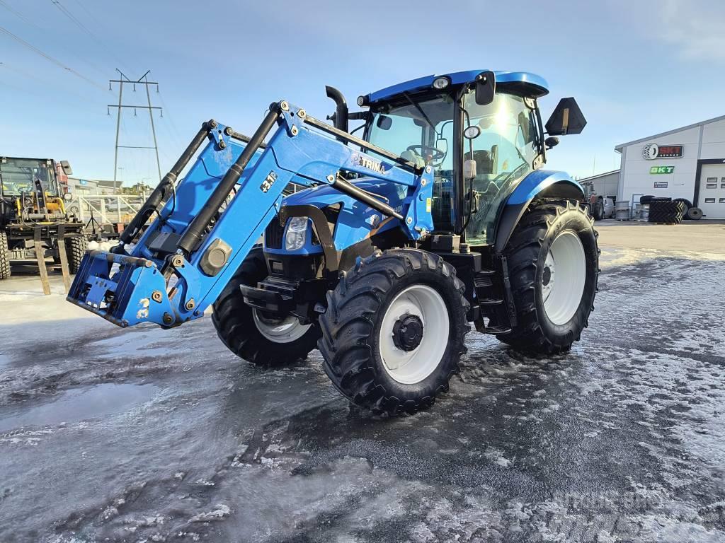 New Holland T6.140 Juuri vaihdettu vetolevy Traktorer