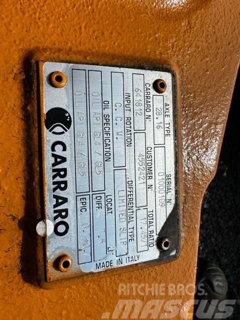 Carraro 28.16 new axles Hjulaxlar