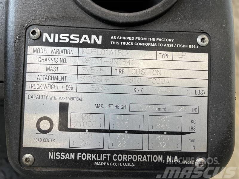 Nissan MCPL01A18LV Övriga motviktstruckar