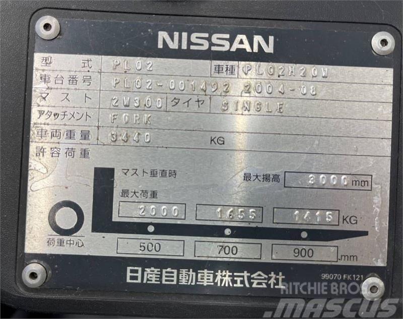Nissan PL02M20W Övriga motviktstruckar