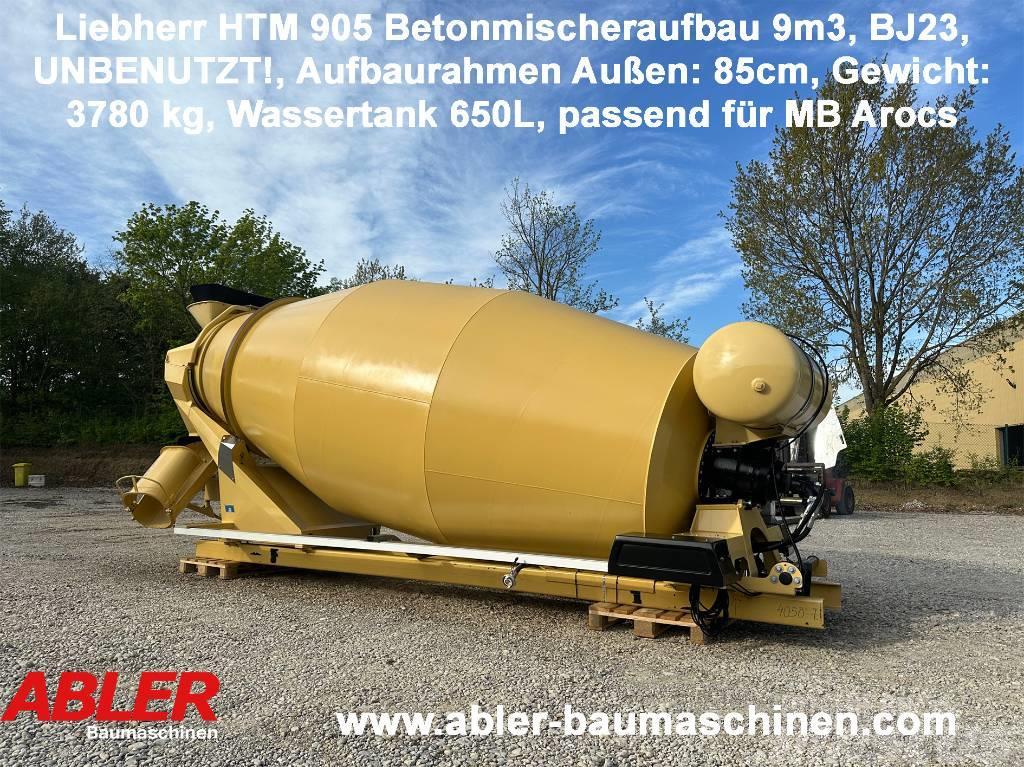Liebherr HTM 905 Betonmischeraufbau 9m3 unbenutzt Mercedes Cementbil