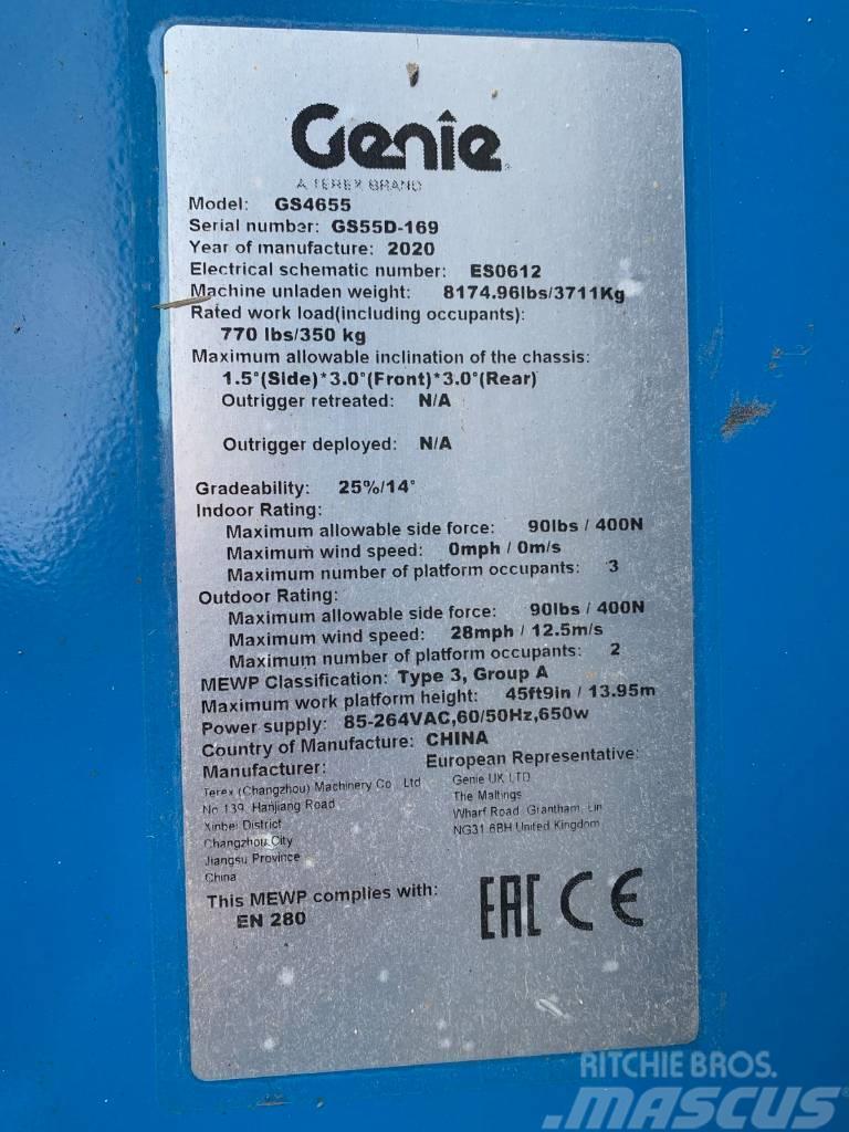 Genie GS 4655, NEW, 16m, electric scissor lift Saxliftar