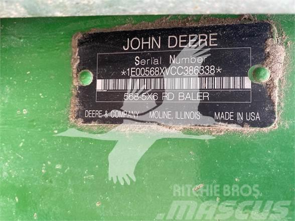 John Deere 568 Rundbalspressar