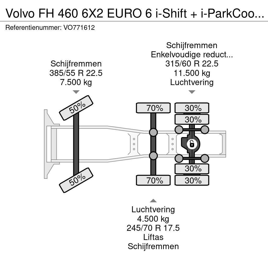 Volvo FH 460 6X2 EURO 6 i-Shift + i-ParkCool + TIPPER HY Dragbilar