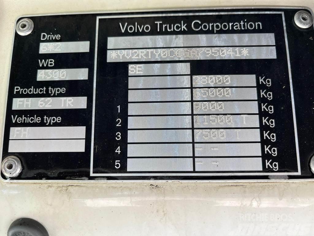 Volvo FH 460 6x2 9 TON FRONT AXLE / PTO / CHASSIS L=6300 Chassier