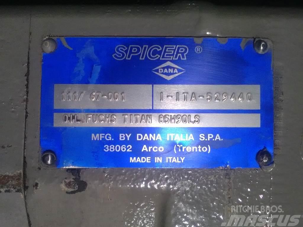 Spicer Dana 111/67-001 - Atlas 75 S - Axle Hjulaxlar