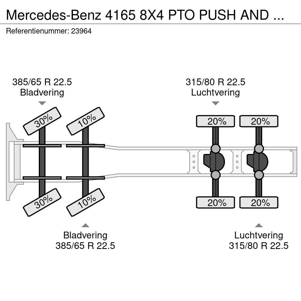 Mercedes-Benz 4165 8X4 PTO PUSH AND PULL 510.000KM Dragbilar