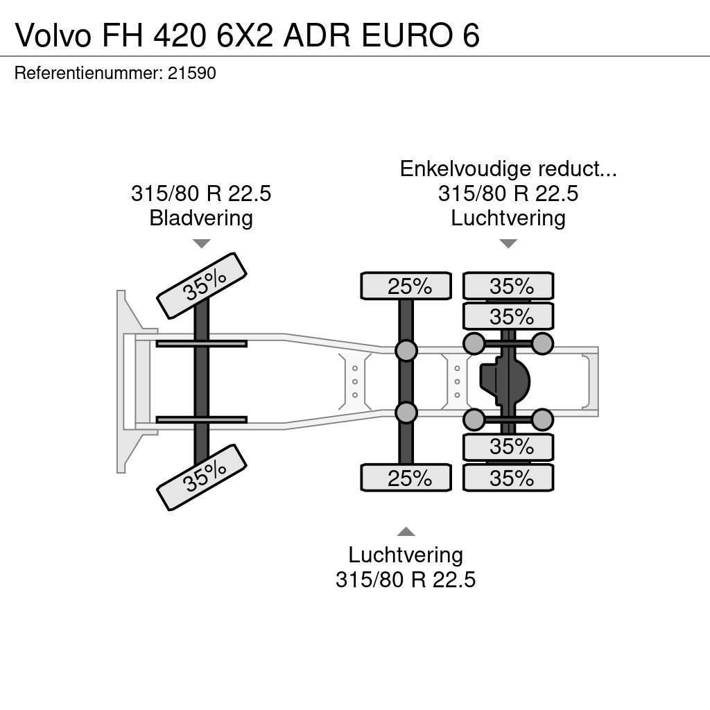 Volvo FH 420 6X2 ADR EURO 6 Dragbilar
