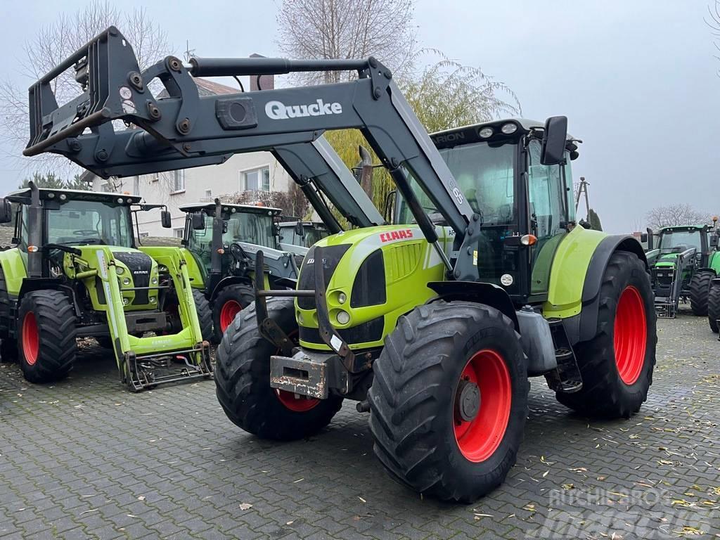CLAAS ARION 640 CIS + QUICKE Q65 Traktorer