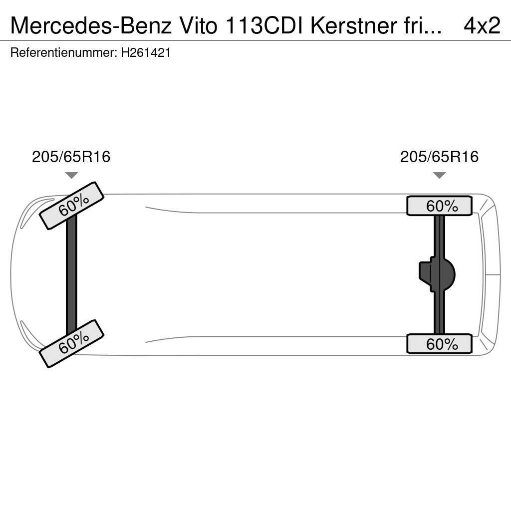 Mercedes-Benz Vito 113CDI Kerstner frigo diesel/Electric - A/C - Skåp Kyl/Frys/Värme