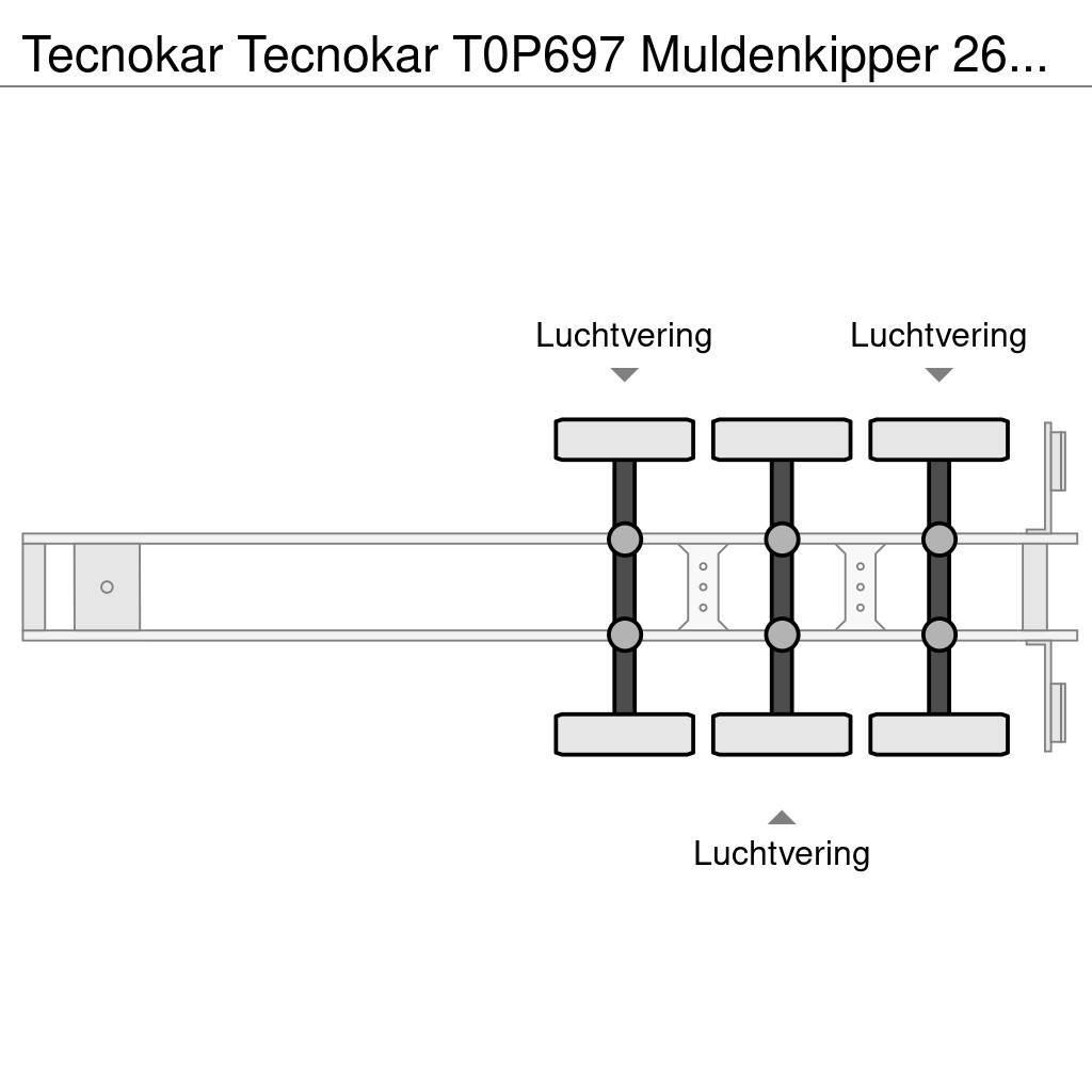 Tecnokar T0P697 Muldenkipper 26cbm Tipptrailer