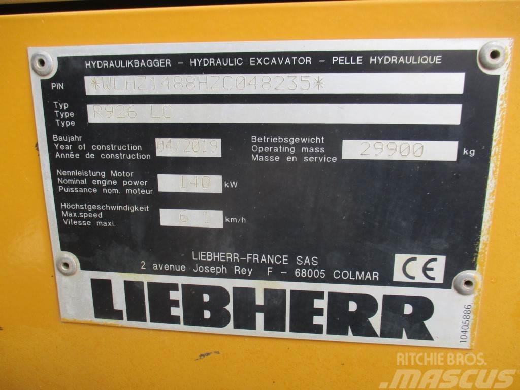 Liebherr R 926 Litronic Bandgrävare