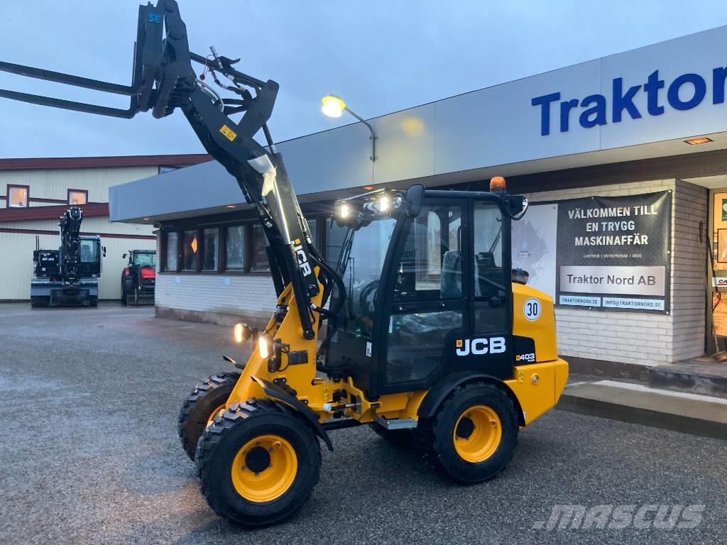 JCB 403 PLUS steg V kompaktlastare Eurofäste Kompaktlastare