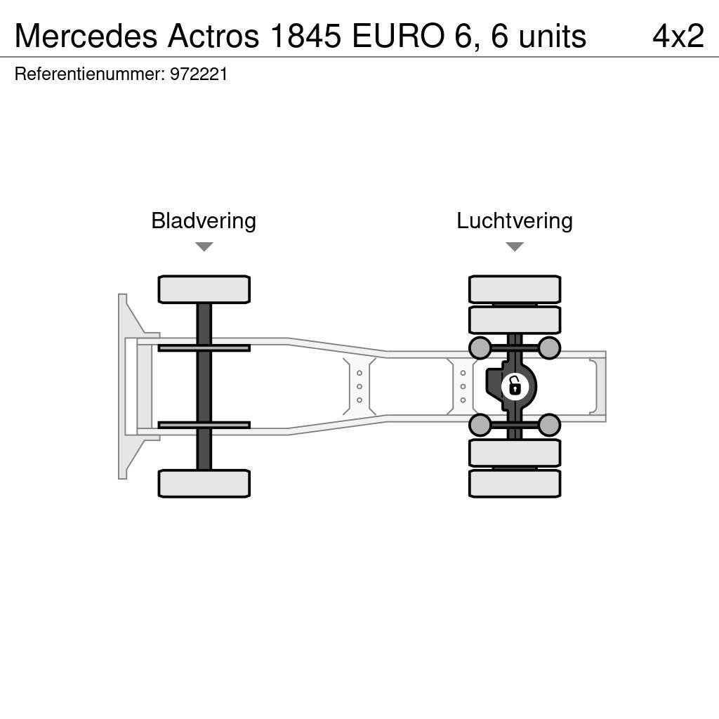 Mercedes-Benz Actros 1845 EURO 6, 6 units Dragbilar