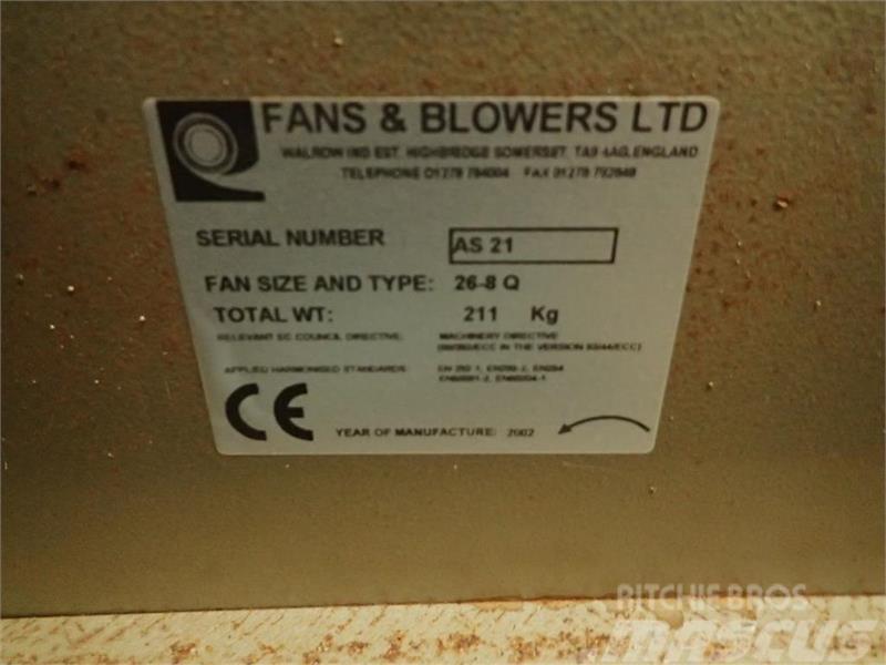  - - -  Fans og Blowers LTD Højtryk blæser 18,5 KW Spannmålstorkar