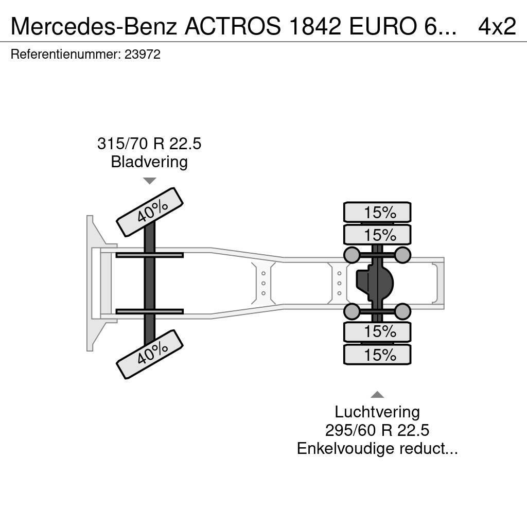 Mercedes-Benz ACTROS 1842 EURO 6 RETARDER 864.000KM Dragbilar