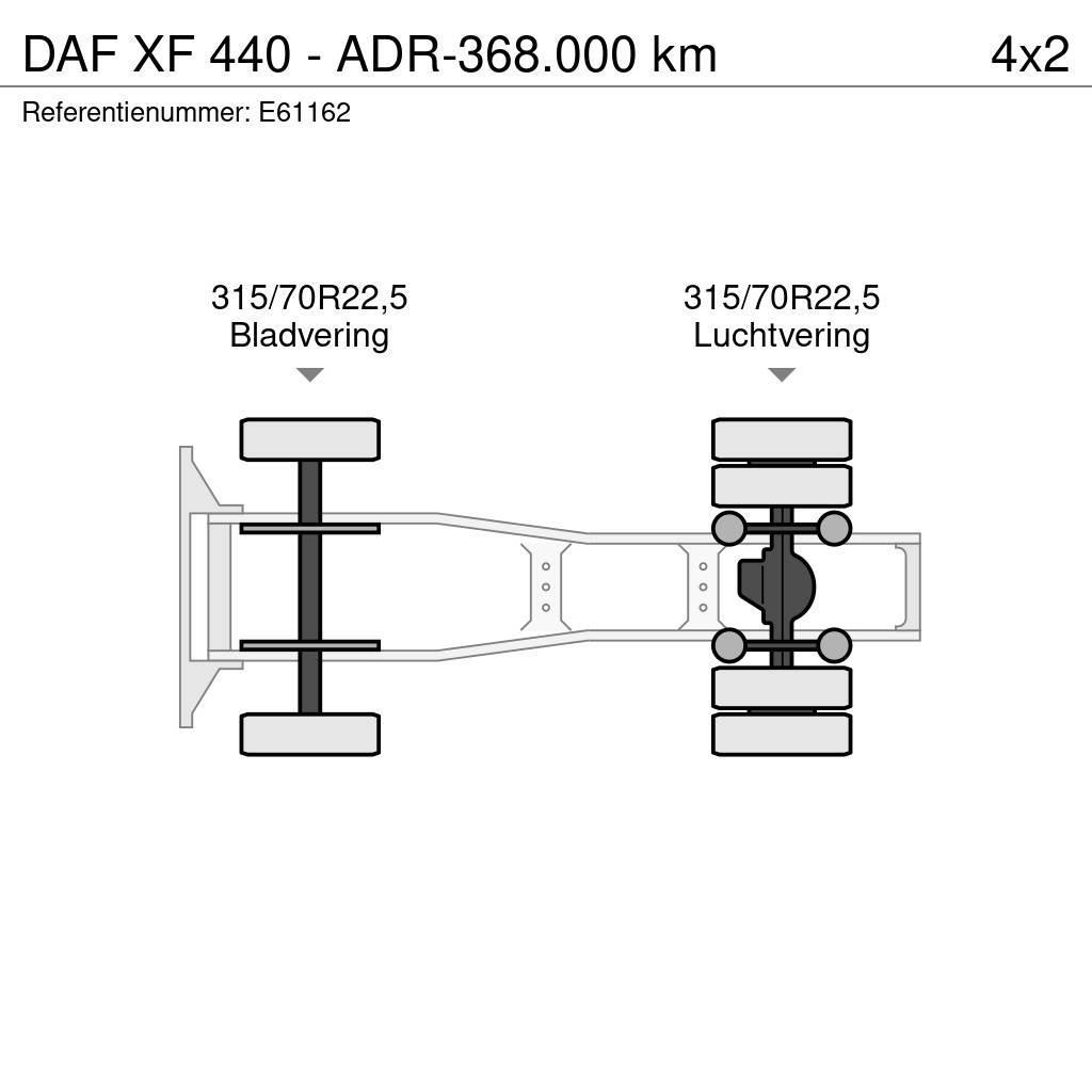 DAF XF 440 - ADR-368.000 km Dragbilar