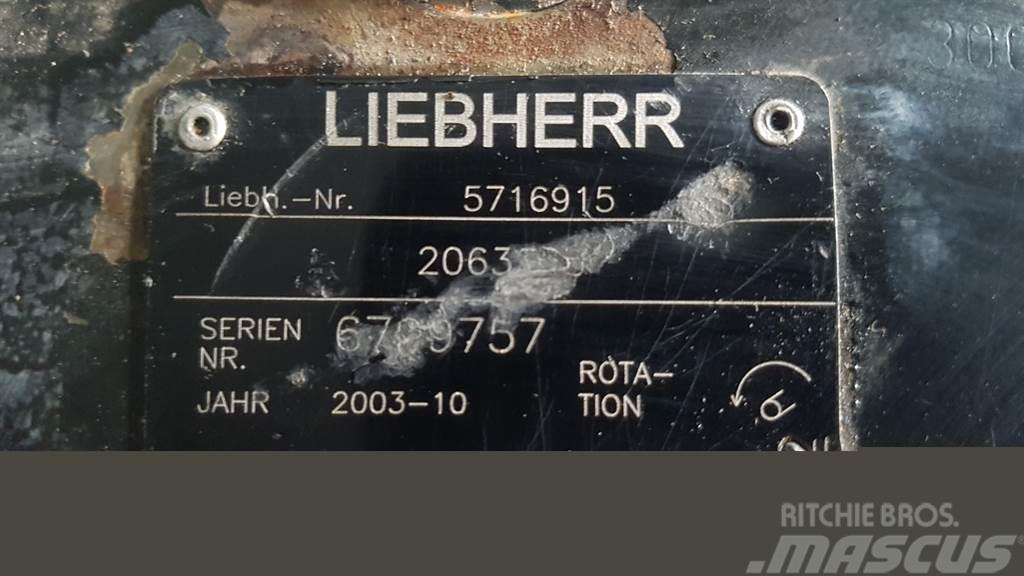 Liebherr 5716915 - L574/L580 - Drive pump/Fahrpumpe/Rijpomp Hydraulik