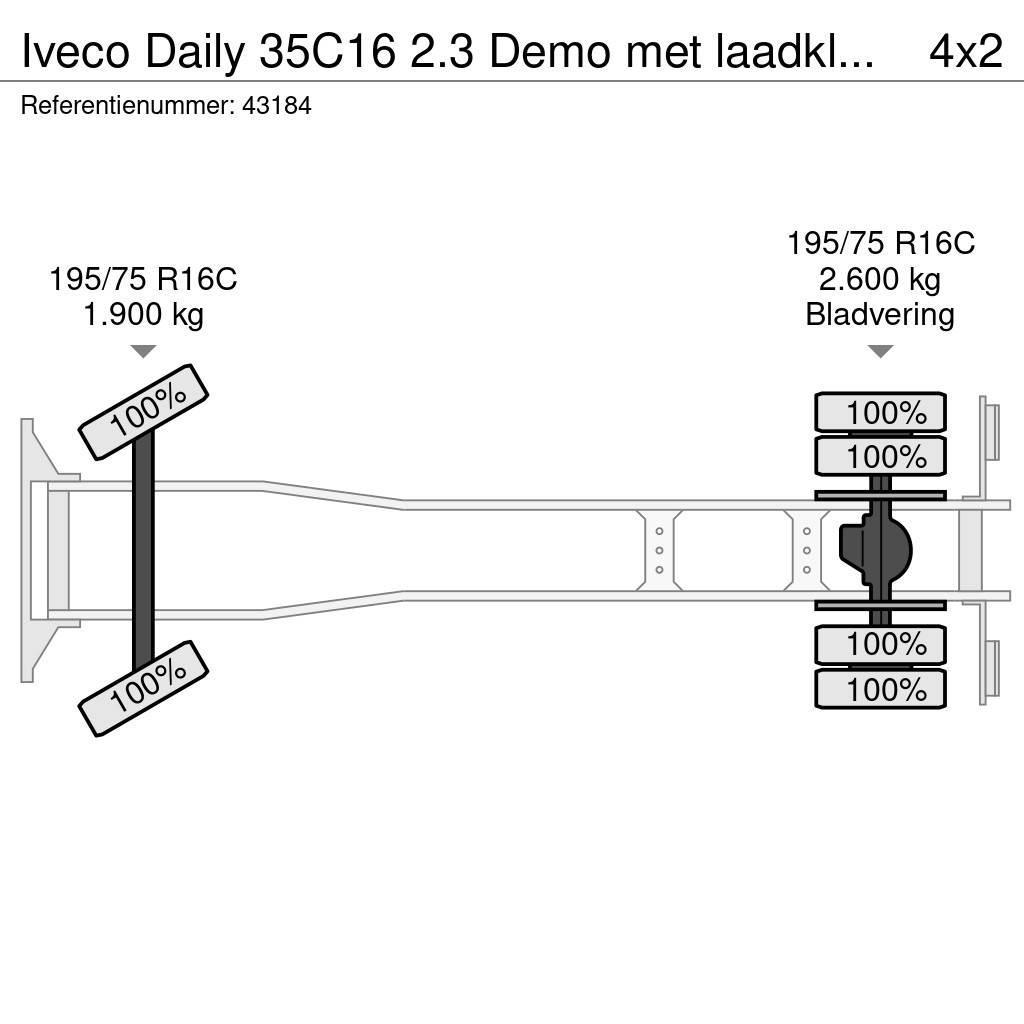 Iveco Daily 35C16 2.3 Demo met laadklep Just 2.254 km! Skåpbilar