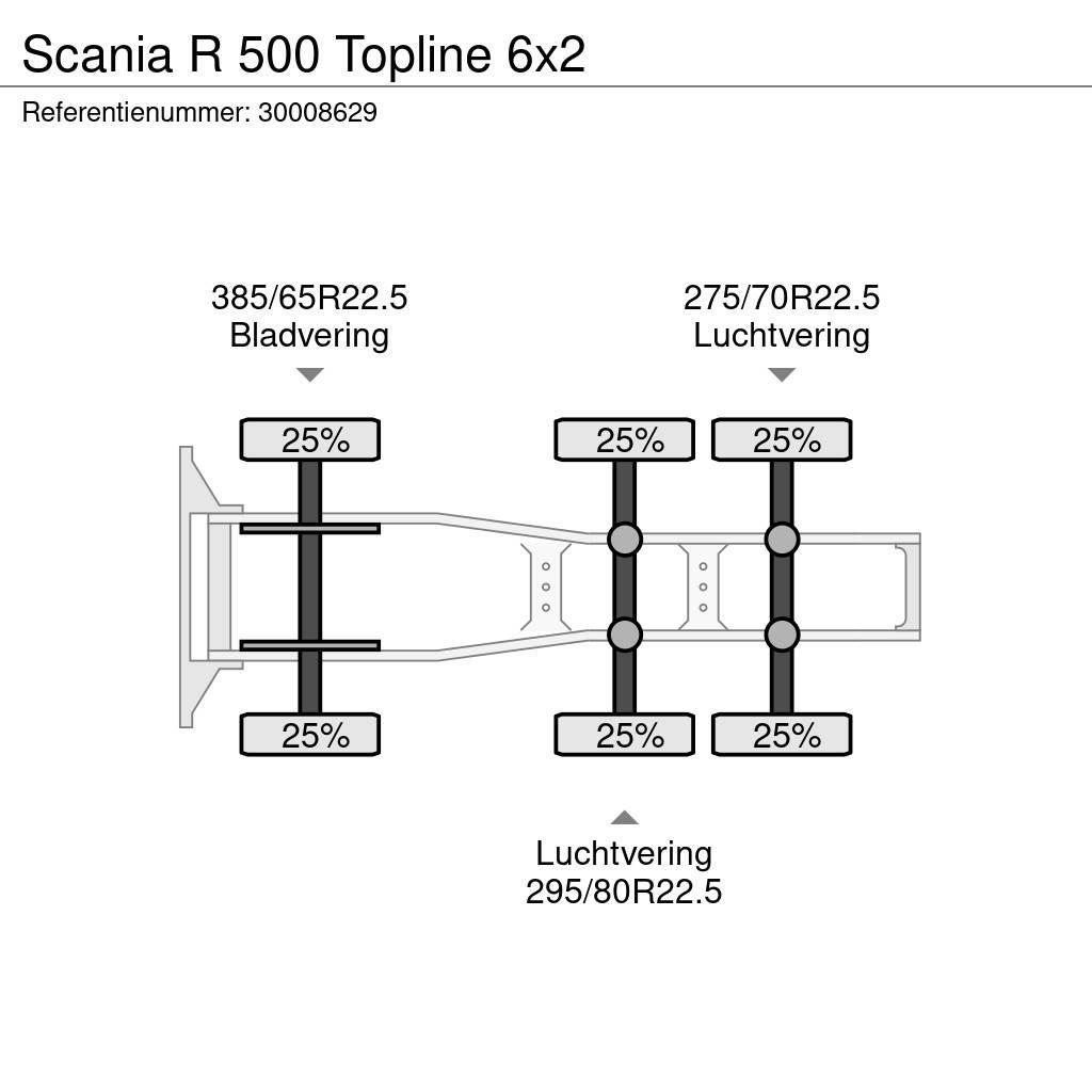 Scania R 500 Topline 6x2 Dragbilar