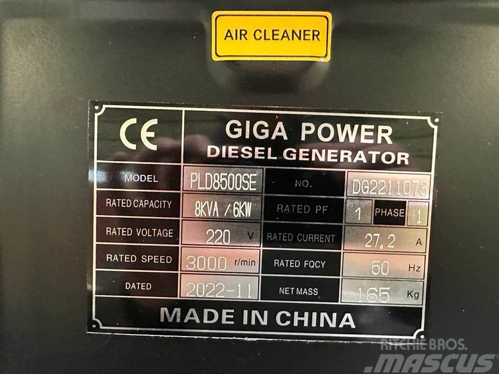  Giga power 8 kVA generator - PLD8500SE Övriga generatorer