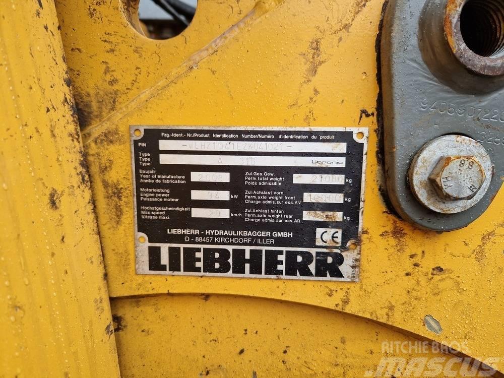 Liebherr A 316 Litronic Avfalls / industri hantering