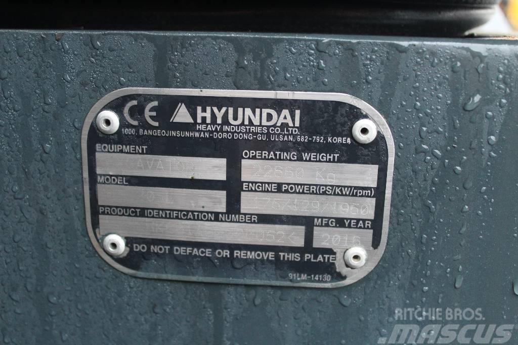 Hyundai HX 220 L / Pyörittäjä, Leica 3D, Rasvari, Lämmitin Bandgrävare