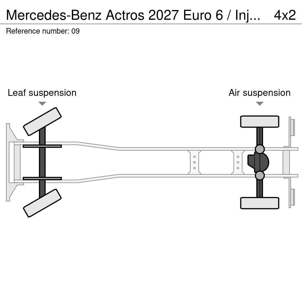 Mercedes-Benz Actros 2027 Euro 6 / Injektorproblem !!! Chassier