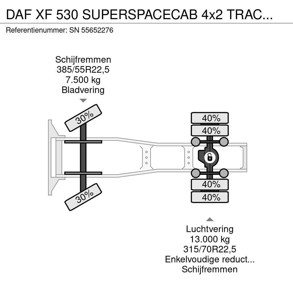 DAF XF 530 SUPERSPACECAB 4x2 TRACTOR UNIT (EURO 3 / ZF Dragbilar