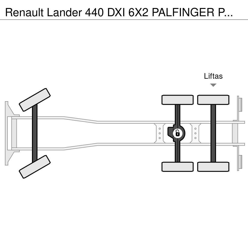 Renault Lander 440 DXI 6X2 PALFINGER PK12000 Allterrängkranar