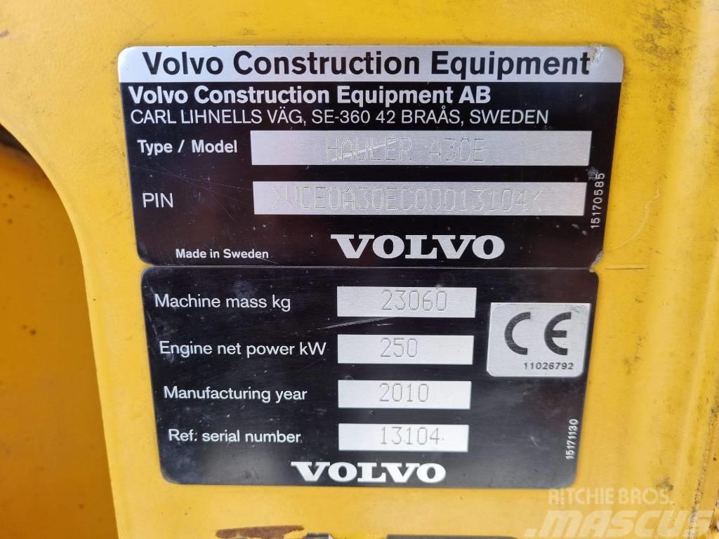 Volvo Wozidło Dumper VOLVO A30E 6x6 Midjestyrd dumper