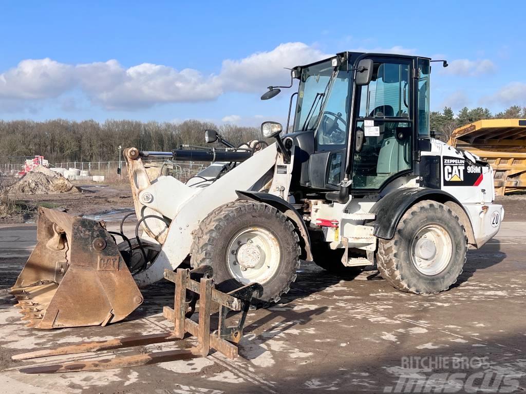 CAT 908M FORKS+BUCKET / Low Hours / CE Hjullastare