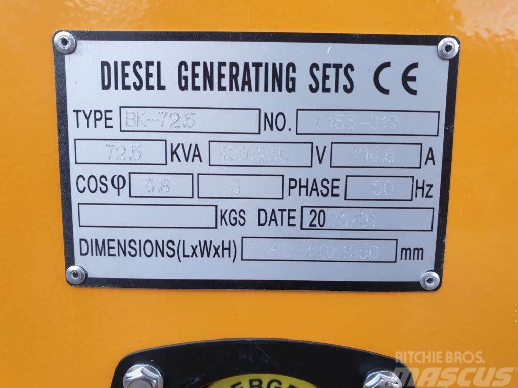  Diversen BK-72.5 Dieselgeneratorer