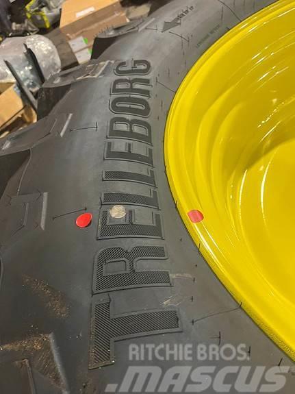 John Deere Hjul par: Trelleborg TM800 600/65R38 gul Däck, hjul och fälgar