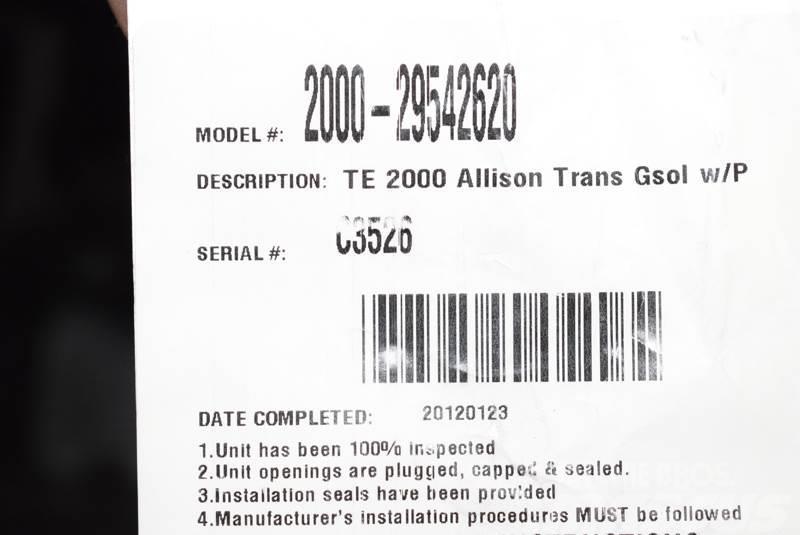 Allison 2000 Växellådor