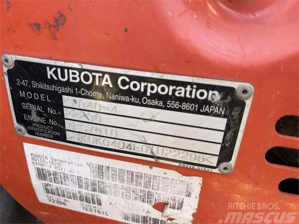 Kubota KX040-4 Minigrävare < 7t