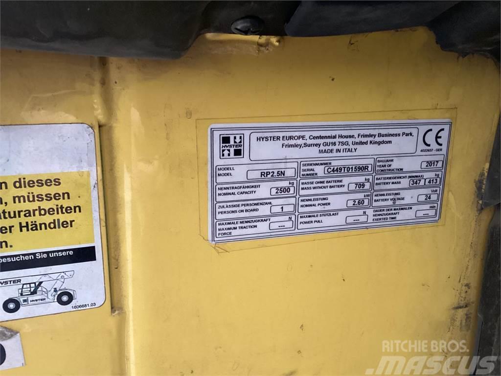 Hyster RP2.5N Staplare