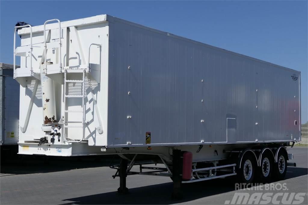 Benalu WYWROTKA 62m3 / SAF / WAGA: 6700 KG / Tipper semi-trailers