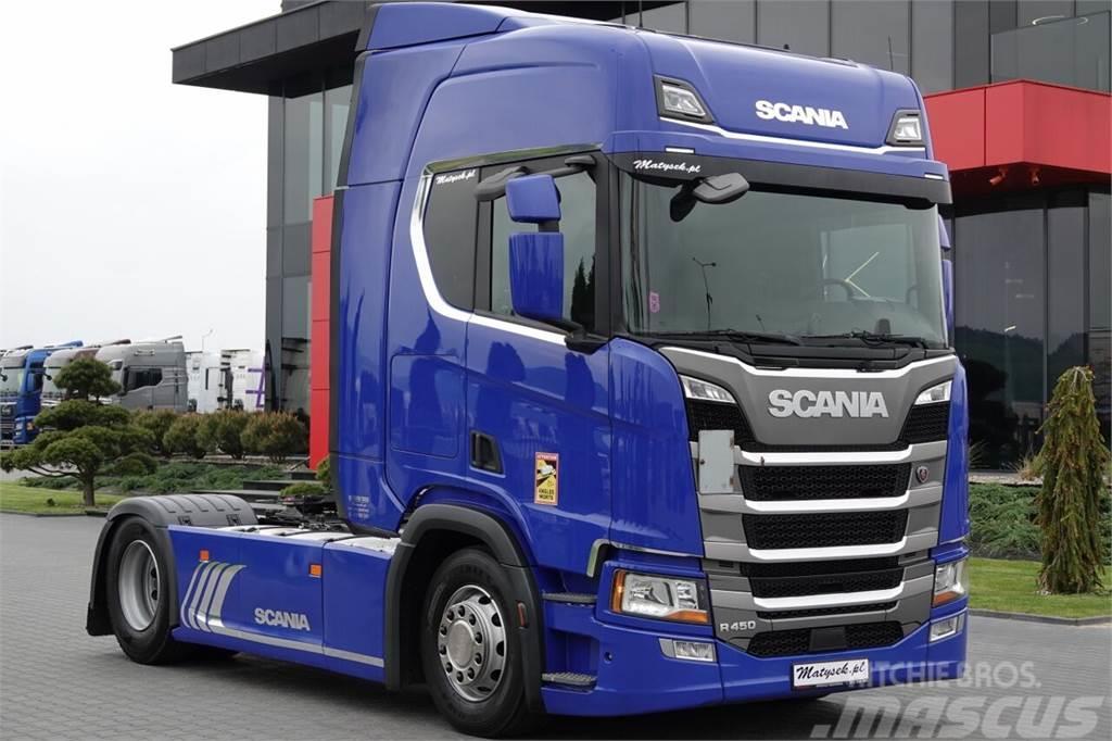 Scania R 450 / RETARDER / NOWY MODEL / OPONY 100 % Dragbilar