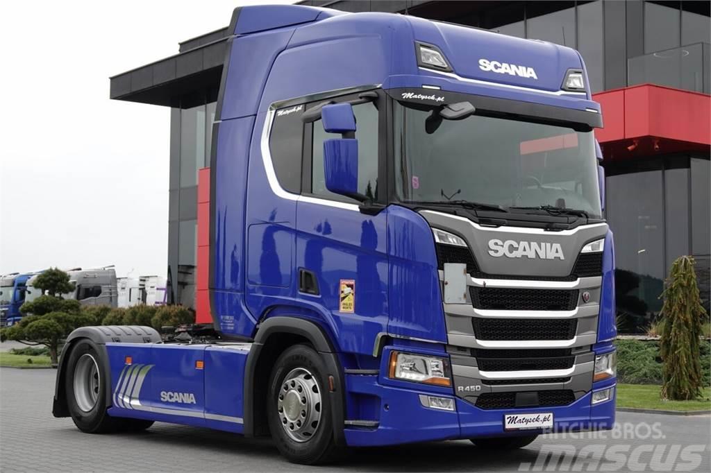 Scania R 450 / RETARDER / NOWY MODEL / OPONY 100 % Dragbilar