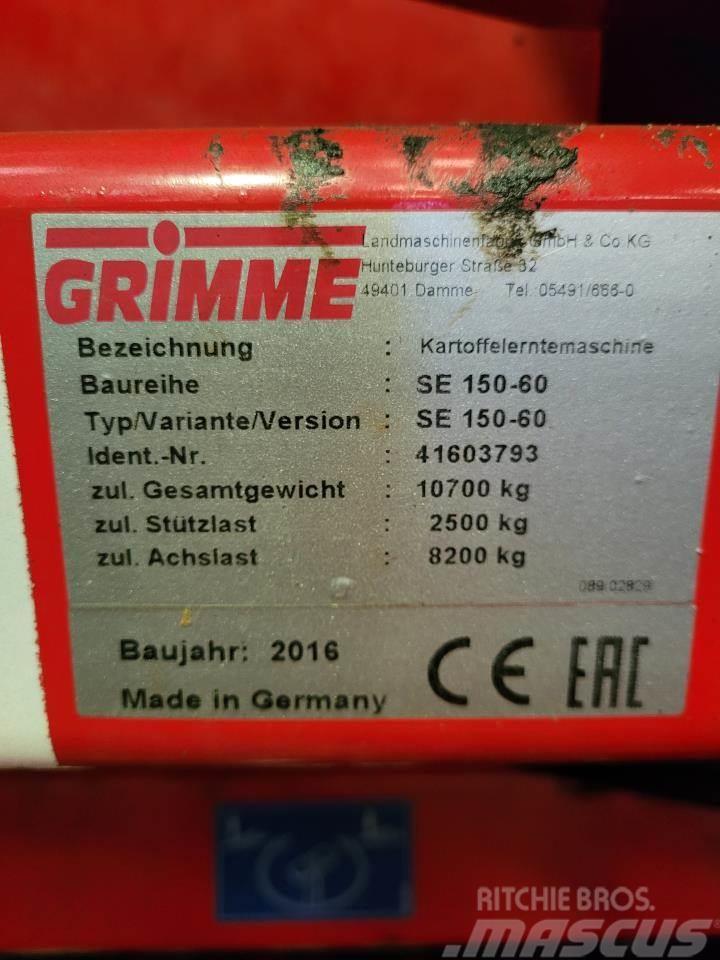 Grimme SE 170-60 XL Potatisupptagare och potatisgrävare