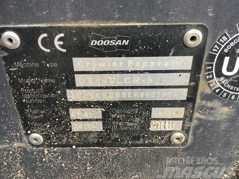 Doosan DX 140 LCR-5 Bandgrävare