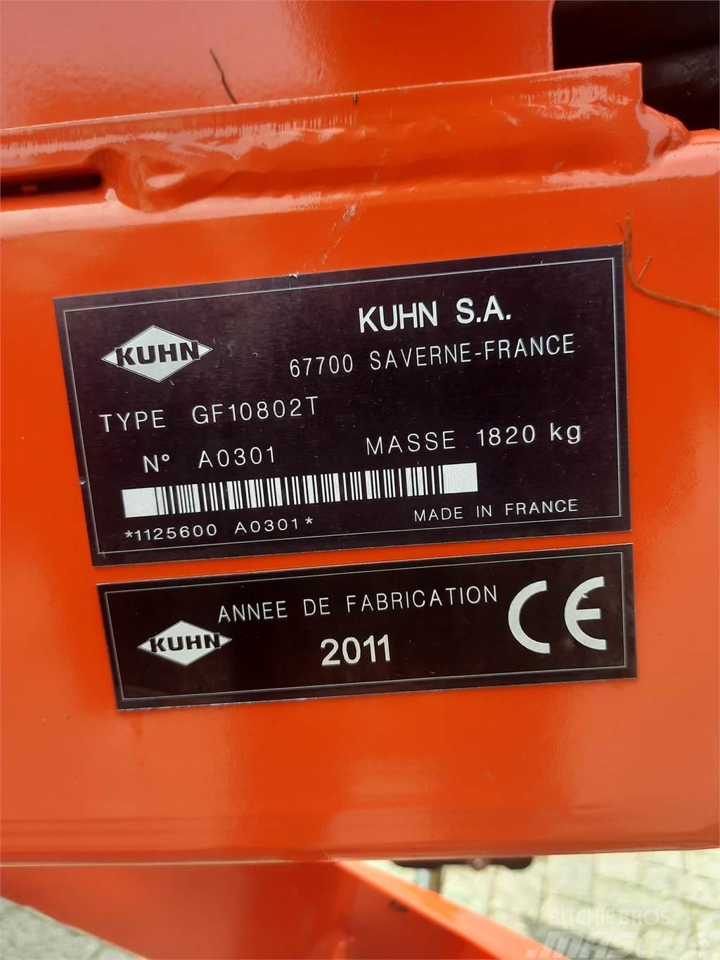 Kuhn GF10802T schudder Övriga lantbruksmaskiner