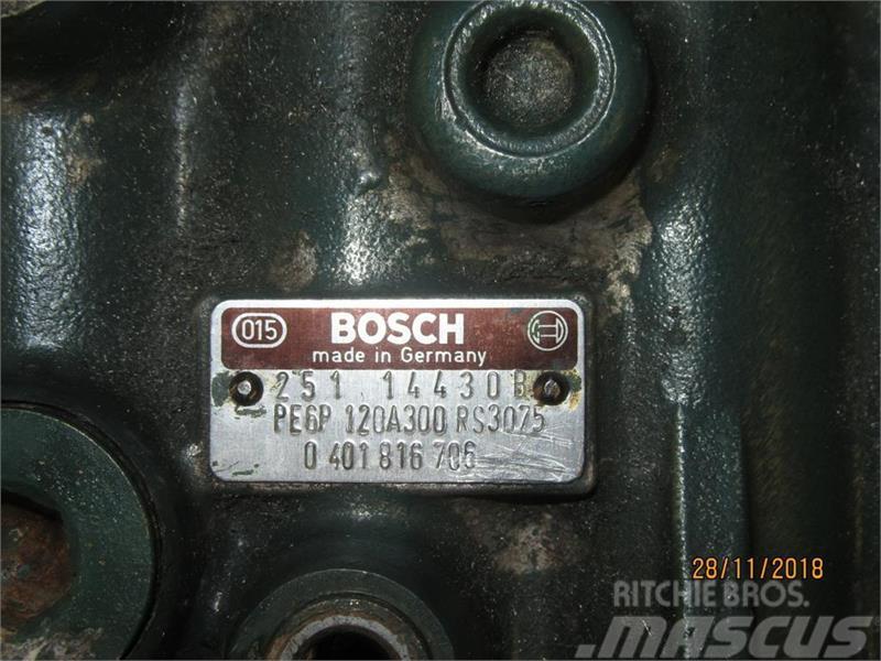  - - -  Mann Bosch brændstofpumpe Trösktillbehör
