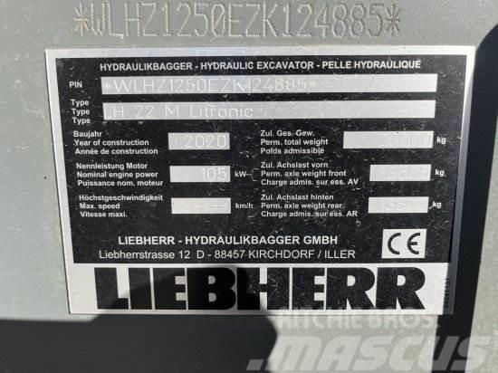 LIEBHERR LH 22 M LITRONIC, UMSCHLAGBAGGER, LIKUFIX Hjulgrävare